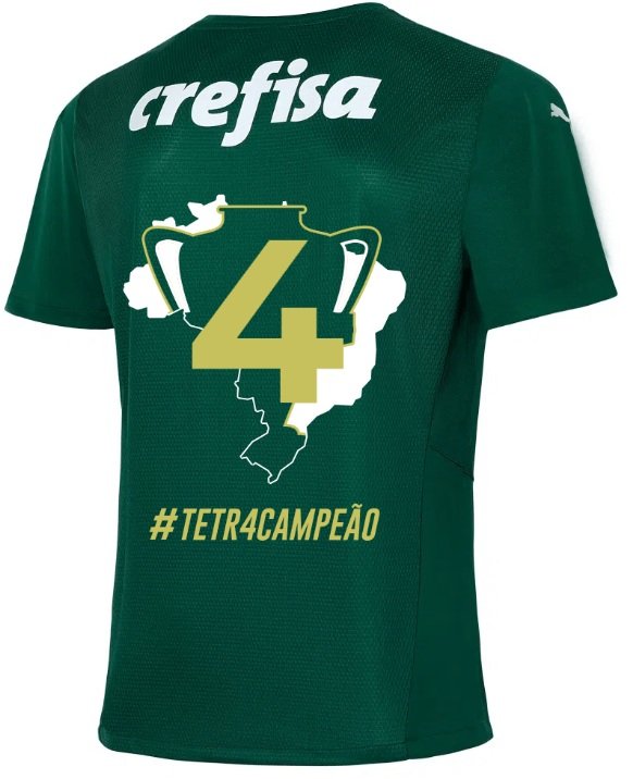 Camisa I Palmeiras 2021 2022 Puma oficial Tetracampeão Copa do Brasil 